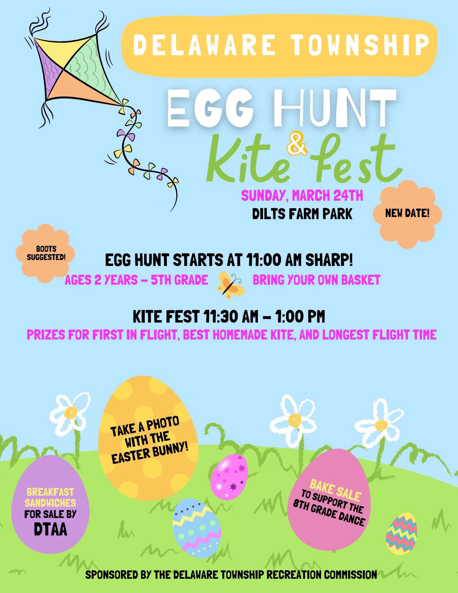 DTREC EggHunt KiteFest updated flyer